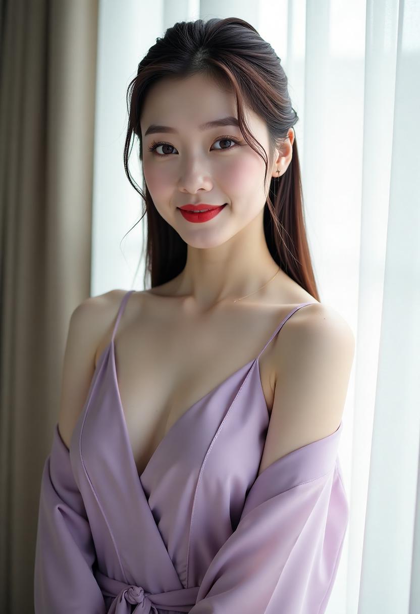 青石巷口，一人举着手机四处看